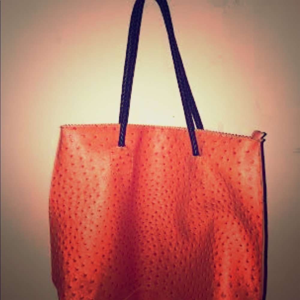 Fancy orange bag great for outings
